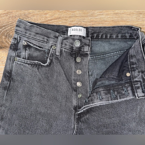 AGOLDE 90's Jean Mid Rise Loose Fit Jeans in Smokestack Size 24 🖤 LIKE NEW! - Picture 6 of 16